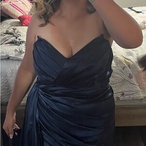 Navy blue formal dress